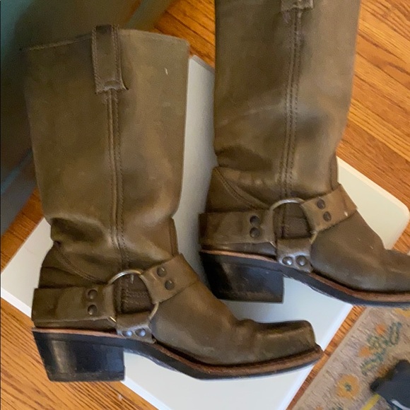 Rare Green Frye Harness Boot - Picture 3 of 7
